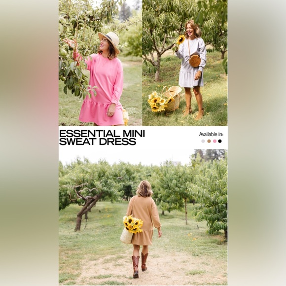 Smash + Tess x Jillian Harris - Essential Mini Sweat Dress - Picture 2 of 6